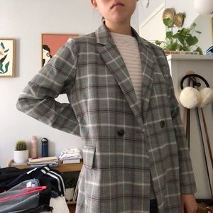 Plaid blazer
